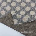 Patrón de lunares de polka Jacquard tejido textil